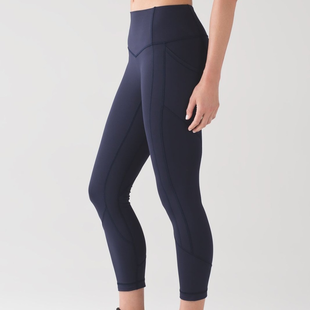 Lululemon All The Right Places Crop II Navy 4